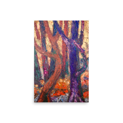 Fine Art Print Endre Bartos: "Dancing Trees"