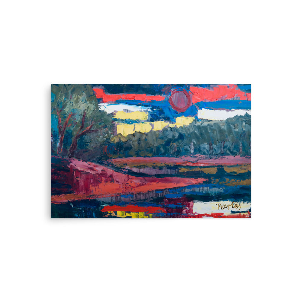 Fine Art Print Endre Bartos: "Dusk"