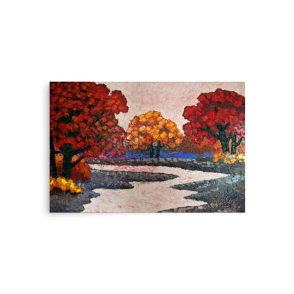 Fine Art Print Endre Bartos: "Pink River"