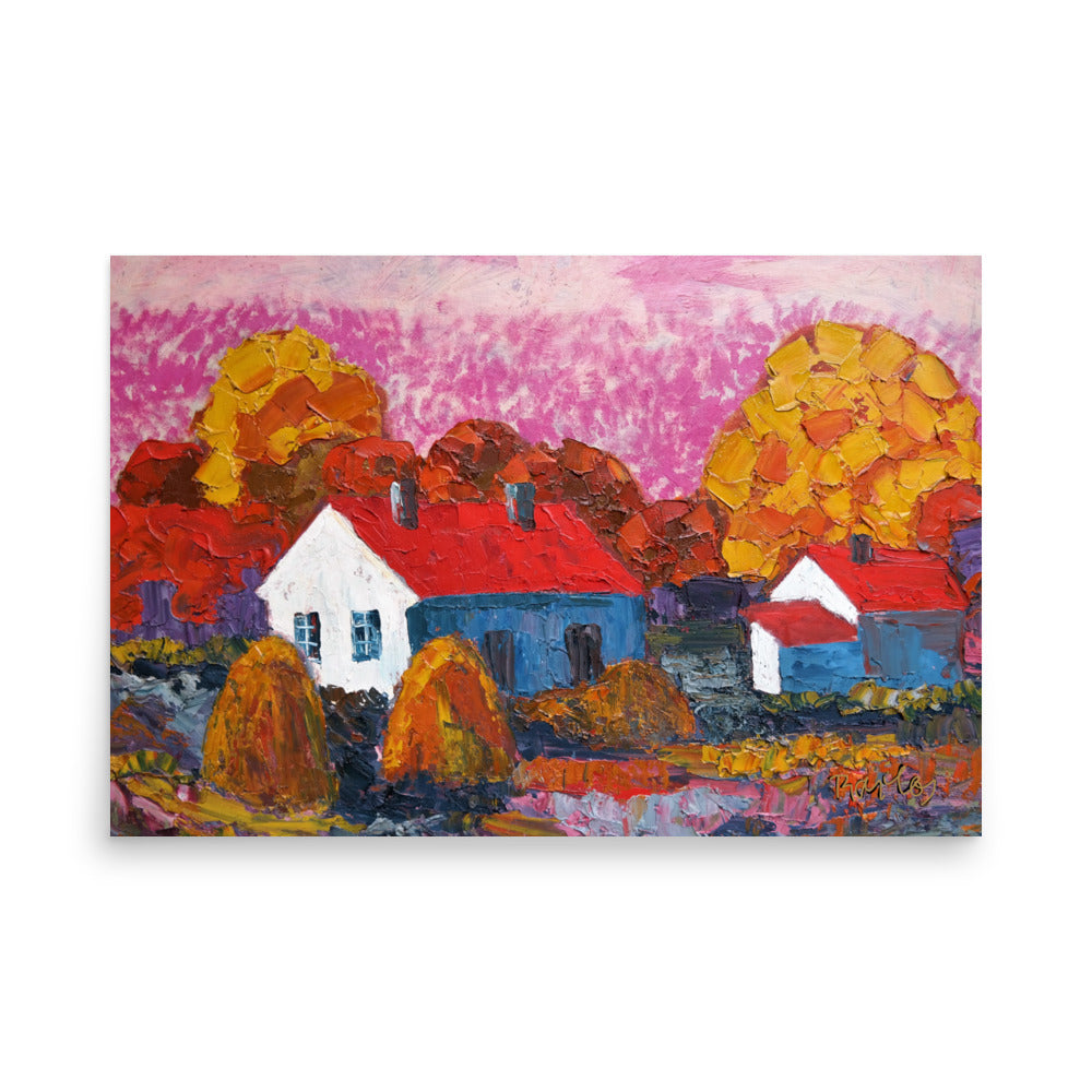 Fine Art Print Endre Bartos: Cottage