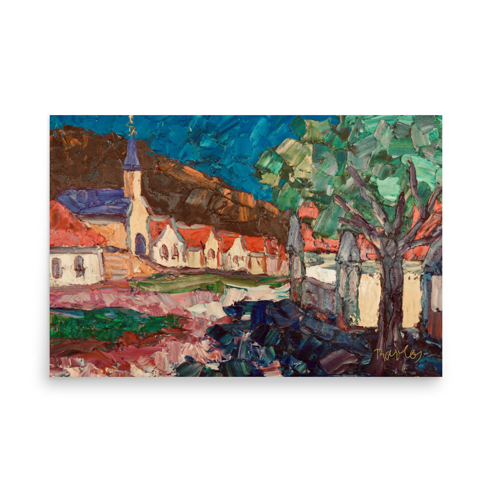 Fine Art Print Endre Bartos: Wine Cellars