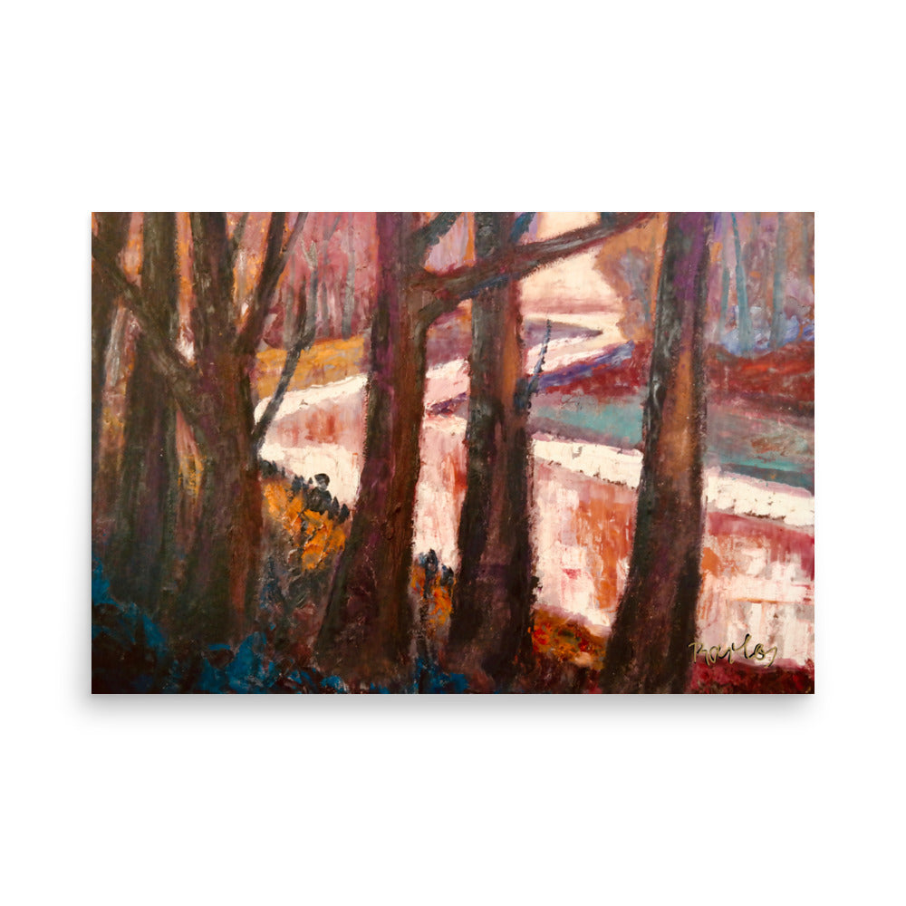 Fine Art Print Endre Bartos: "Moonlight"