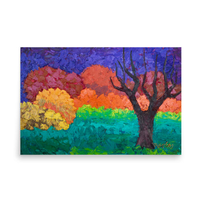 Fine Art Print Endre Bartos: "Lonely Tree"