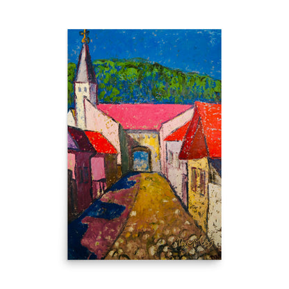 Fine Art Print Endre Bartos: "Tokaj"