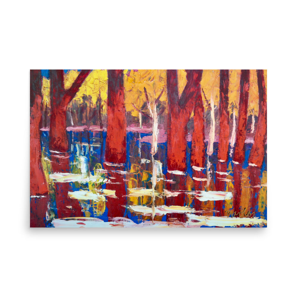 Fine Art Print Endre Bartos: "Flooding"