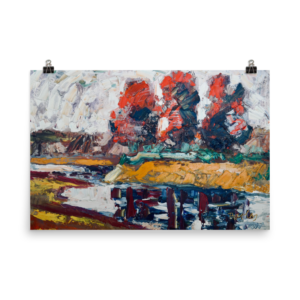 Fine Art Print Endre Bartos: The Storm is Coming