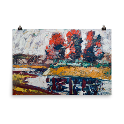 Fine Art Print Endre Bartos: The Storm is Coming