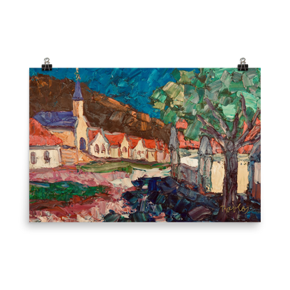 Fine Art Print Endre Bartos: Wine Cellars